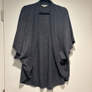 LOFT Charcoal Women's Poncho